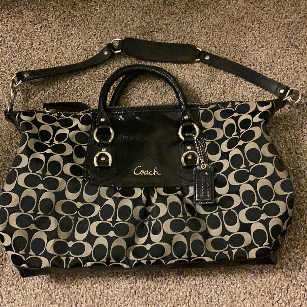Coach Ashley signature purse